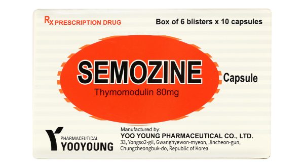 Semozine 80mg tăng cường miễn dịch, hỗ trợ trị nhiễm khuẩn hô hấp (6 vỉ x 10 viên)