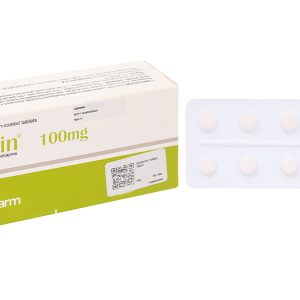 Seropin 100mg trị tâm thần phân liệt, rối loạn lưỡng cực (6 vỉ x 10 viên)