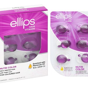 Serum dưỡng tóc Ellips Hair Vitamin dành cho tóc nhuộm hộp 12 viên