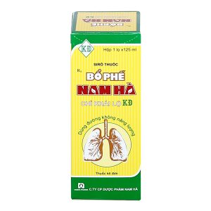 Siro Bổ Phế Nam Hà Chỉ Khái Lộ KĐ trị ho, viêm phế quản chai 125ml