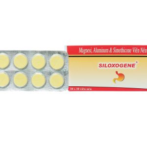 Viên nhai Siloxogene trị các triệu chứng tăng tiết axit dạ dày (10 vỉ x 10 viên)