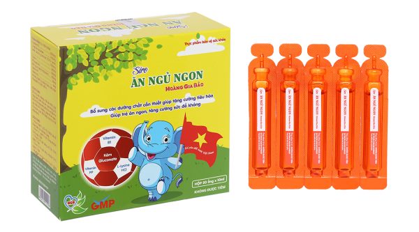 Siro Ăn Ngủ Ngon Hoàng Gia Bảo hỗ trợ tăng đề kháng hộp 20 ống x 10ml