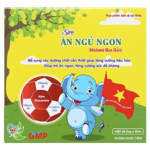 Siro Ăn Ngủ Ngon Hoàng Gia Bảo hỗ trợ tăng đề kháng hộp 20 ống x 10ml