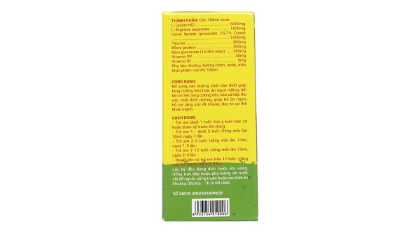 Siro Ăn Ngủ Ngon Hoàng Gia Bảo hỗ trợ tăng đề kháng hộp 20 ống x 10ml