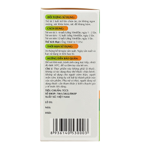 Siro Annaton Bé Ăn Ngon hỗ trợ ăn ngon miệng, tăng cường sức khỏe hộp 20 ống x 10ml