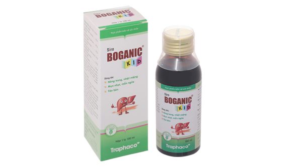 Siro Boganic Kid thanh nhiệt, tiêu độc, giảm triệu chứng nóng trong, táo bón chai 100ml