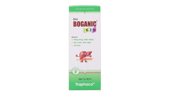 Siro Boganic Kid thanh nhiệt, tiêu độc, giảm triệu chứng nóng trong, táo bón chai 100ml