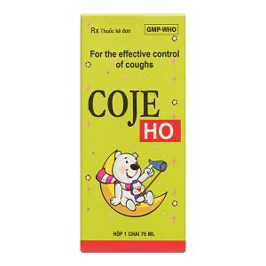 Siro Coje Ho trị và kiểm soát các cơn ho chai 75ml