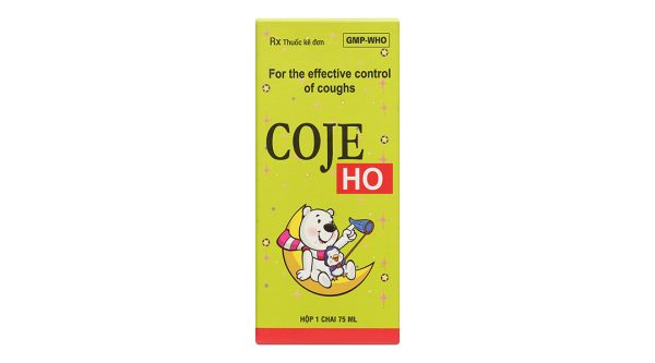 Siro Coje Ho trị và kiểm soát các cơn ho chai 75ml