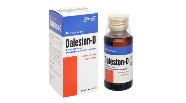 Siro Daleston-D chống dị ứng, trị viêm đường hô hấp trên chai 75ml