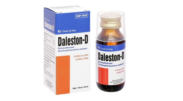 Siro Daleston-D trị viêm mũi dị ứng, mề đay, viêm đường hô hấp trên chai 30ml