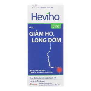 Siro Heviho hỗ trợ giảm ho, long đờm chai 100ml