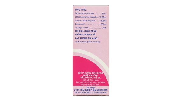 Siro ho Antituss Plus trị ho do cảm cúm, viêm phổi, viêm phế quản chai 60ml