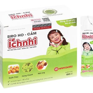 Siro Ho - Cảm Ích Nhi hỗ trợ giảm ho, tăng đề kháng hộp 30 gói x 5ml