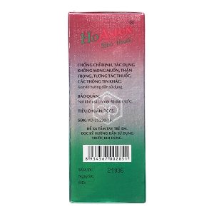 Siro HoAstex trị ho, giảm ho trong viêm họng, viêm phế quản, khí quản chai 90ml