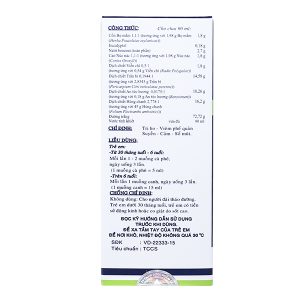 Siro Pectol-E trị ho, viêm phế quản chai 90ml