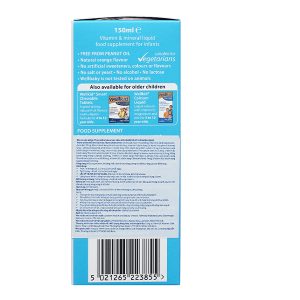 Siro Vitabiotics Wellbaby Multi-vitamin Liquid bổ sung vitamin cho bé chai 150ml