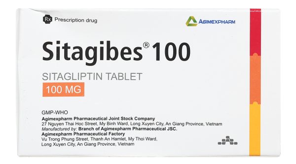 Sitagibes 100 trị đái tháo đường tuýp 2 (4 vỉ x 7 viên)