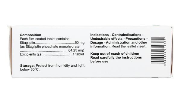 Sitagibes 50 trị đái tháo đường (4 vỉ x 7 viên)