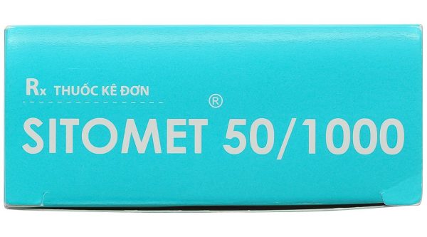 Sitomet 50/1000 hỗ trợ kiểm soát đường huyết ở bệnh nhân đái tháo đường (3 vỉ x 10 viên)