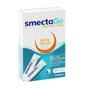 Bột pha hỗn dịch SmectaGo 3g trị tiêu chảy (12 gói x 10g)