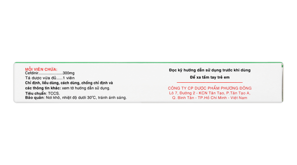 Smodir - DT 300mg trị nhiễm khuẩn (1 vỉ x 10 viên)