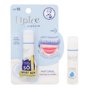 Son dưỡng môi LipIce không màu chuyển kem mịn không hương thỏi 4.3g