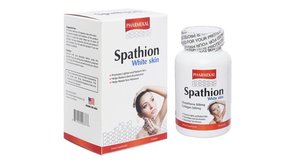 Pharmekal Spathion White Skin làm trắng da, giảm nám lọ 30 viên