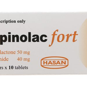Spinolac Fort thuốc lợi tiểu trị tăng huyết áp, suy tim (5 vỉ x 10 viên)