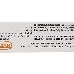 Spinolac Fort thuốc lợi tiểu trị tăng huyết áp, suy tim (5 vỉ x 10 viên)