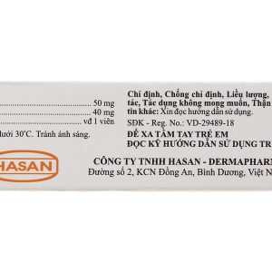 Spinolac Fort thuốc lợi tiểu trị tăng huyết áp, suy tim (5 vỉ x 10 viên)