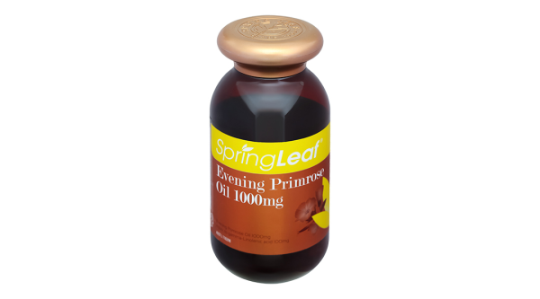 SpringLeaf Evening Primrose Oil 1000mg giúp giảm các triệu chứng mãn kinh lọ 180 viên