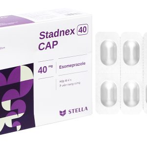 Stadnex 40 Cap trị trào ngược dạ dày, thực quản (4 vỉ x 7 viên)