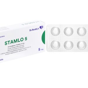 Stamlo 5 trị tăng huyết áp và thiếu máu cục bộ cơ tim (2 vỉ x 10 viên)