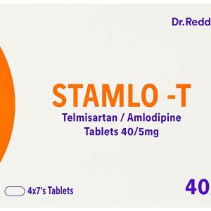 Stamlo-T 40/5mg điều trị tăng huyết áp vô căn (4 vỉ x 7 viên)