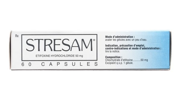 Stresam 50mg trị rối loạn lo âu (3 vỉ x 20 viên)