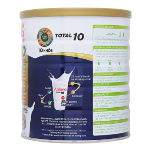 Sữa bột Anlene Total 10 bổ sung dưỡng chất cho người trên 40 tuổi hương vani (800g)