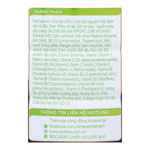 Sữa bột Anlene Total 10 bổ sung dưỡng chất cho người trên 40 tuổi hương vani (800g)