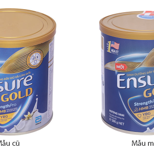 Sữa bột Ensure Gold Strengthpro phục hồi và tăng cường sức khỏe hương vani (380g)