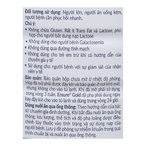 Sữa bột Ensure Gold Strengthpro tăng cường sức khỏe hương vani ít ngọt (800g)