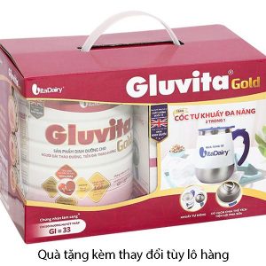 Sữa bột Gluvita Gold bổ sung dinh dưỡng cho người đái tháo đường (900g)