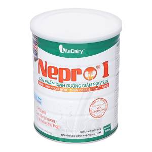 Sữa bột Nepro 1 bổ sung dinh dưỡng cho người bệnh thận tăng ure huyết (900g)