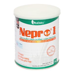 Sữa bột Nepro 1 bổ sung dinh dưỡng cho người bệnh thận tăng ure huyết (400g)