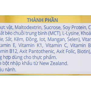 Sữa bột Oggi giúp tăng cân hiệu quả cho người lớn, trẻ em trên 3 tuổi (900g)