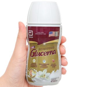 Sữa bột pha sẵn Glucerna cho người đái tháo đường hương vani (220ml)