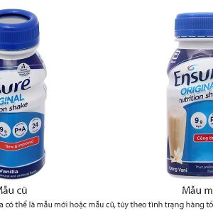 Sữa bột pha sẵn Ensure Original bổ sung dinh dưỡng đầy đủ hương vani (237ml)