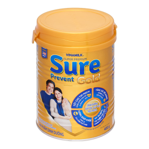 Sữa bột Vinamilk Sure Prevent Gold giúp tăng cường, hồi phục sức khỏe (400g)