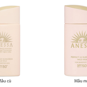 Sữa chống nắng Anessa Mild Milk SPF50+/PA++++ dịu nhẹ cho da nhạy cảm chai 60ml