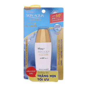 Sữa chống nắng Sunplay Skin Aqua Clear White SPF 50+/PA++++ chai 25g