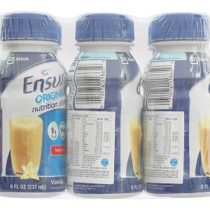 Sữa bột pha sẵn Ensure Original bổ sung dinh dưỡng đầy đủ hương vani (6 chai x 237ml)